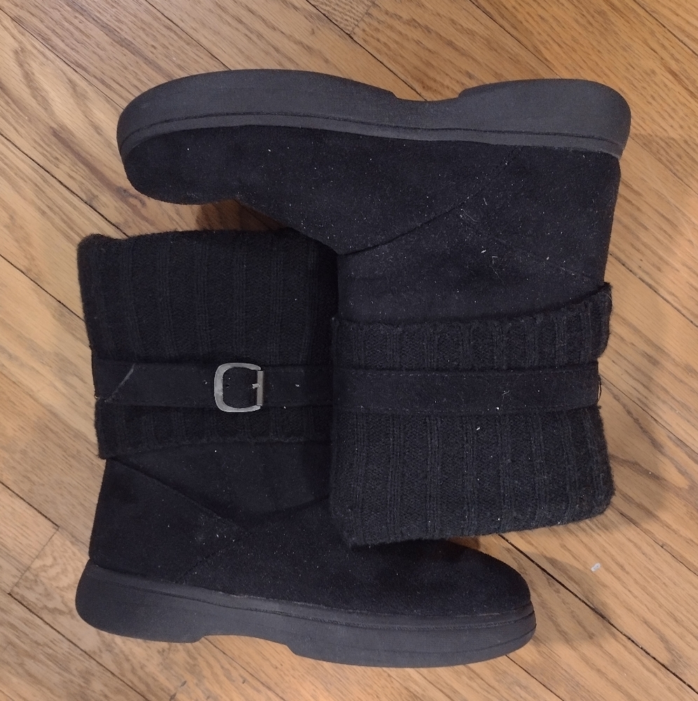 Bamboo Black Booties size 7.5